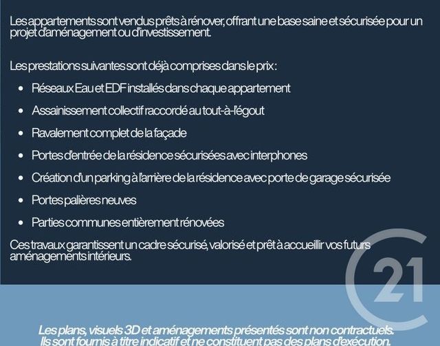 Appartement T4 à vendre - 4 pièces - 87.47 m2 - BRIVE LA GAILLARDE - 19 - LIMOUSIN - Century 21 Jaubert Et Regaudie